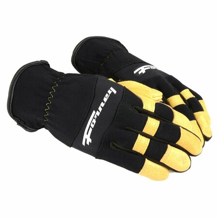 FORNEY Premium Pigskin Leather Utility Work Gloves Menfts L 53091